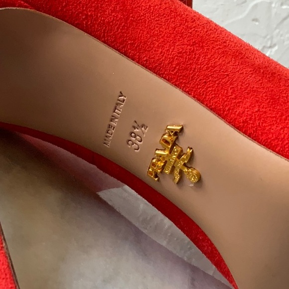 Prada Orange Suede Heels - Picture 8 of 12